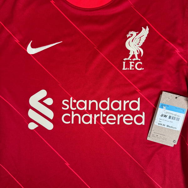 Liverpool 2021/2022 Home Football Shirt Medium BNWT