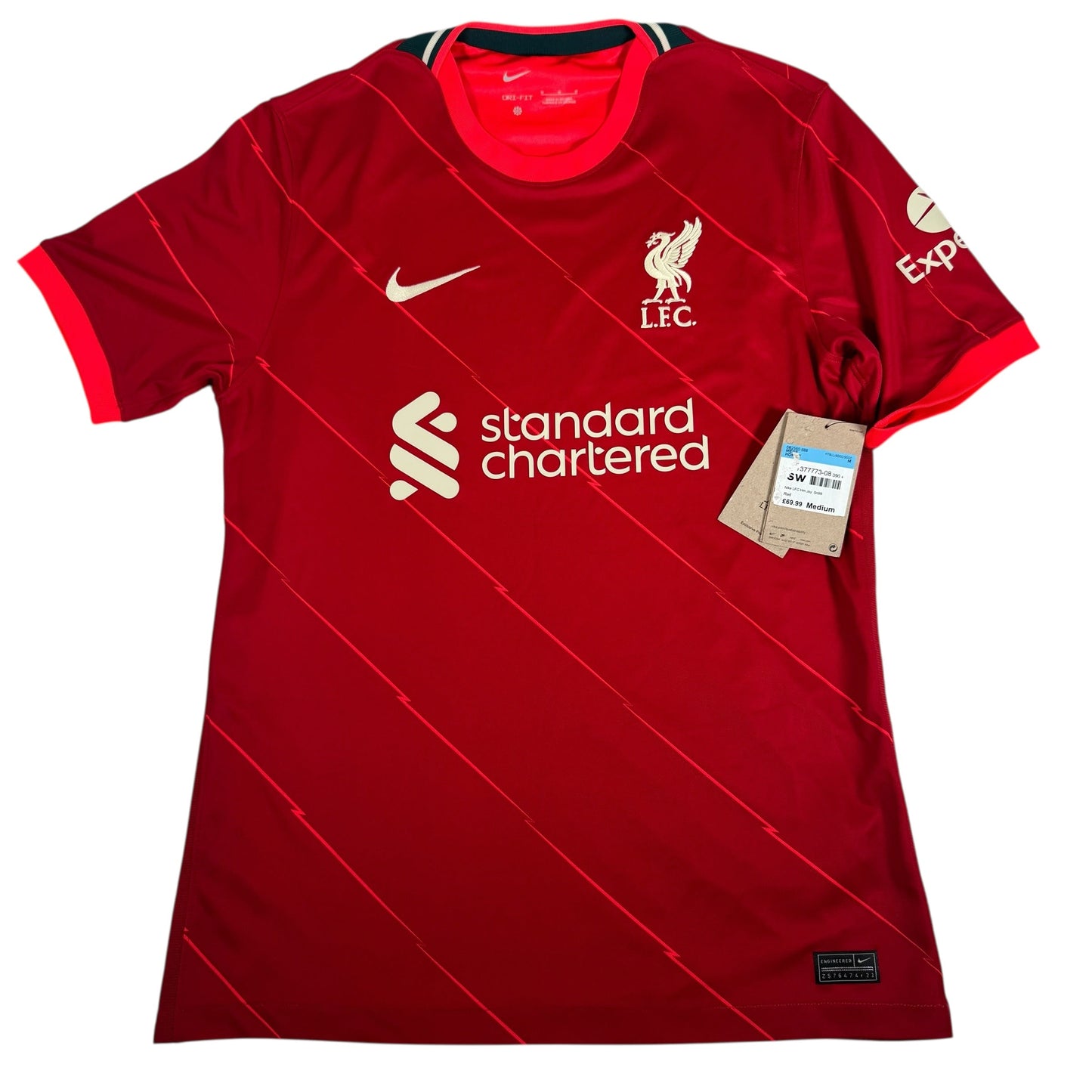 Liverpool 2021/2022 Home Football Shirt Medium BNWT