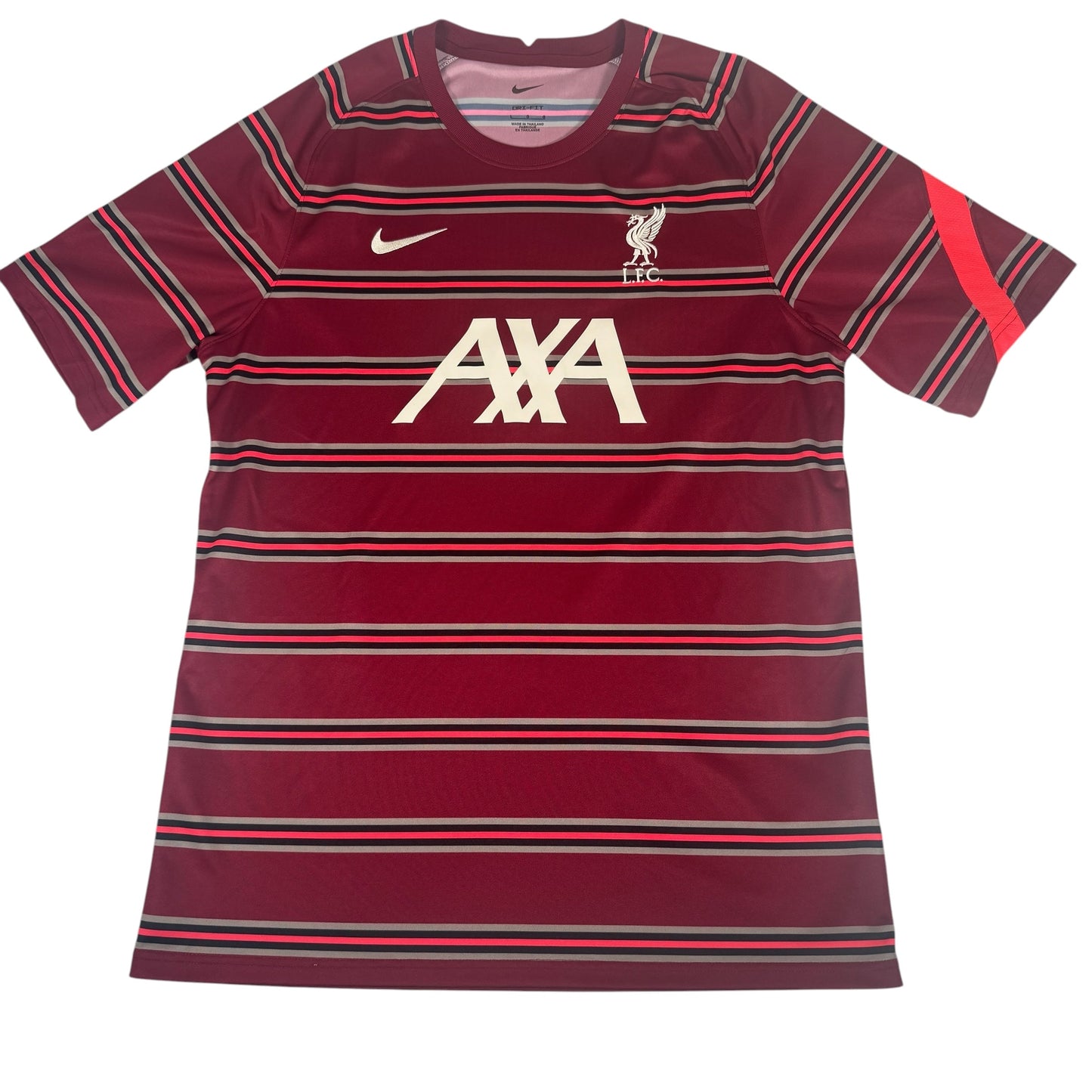 Liverpool 2021/2022 Pre Match Training Football Shirt Large