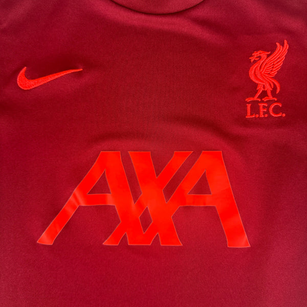 Liverpool 2021/2022 Strike Training Football Shirt Large
