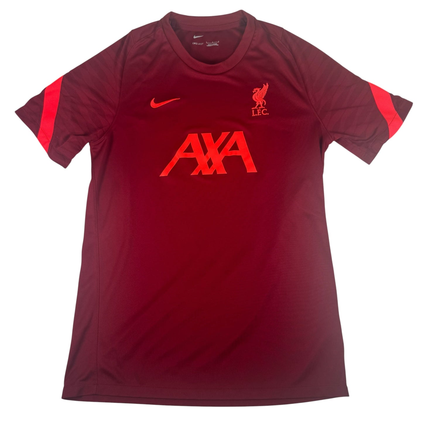 Liverpool 2021/2022 Strike Training Football Shirt Large