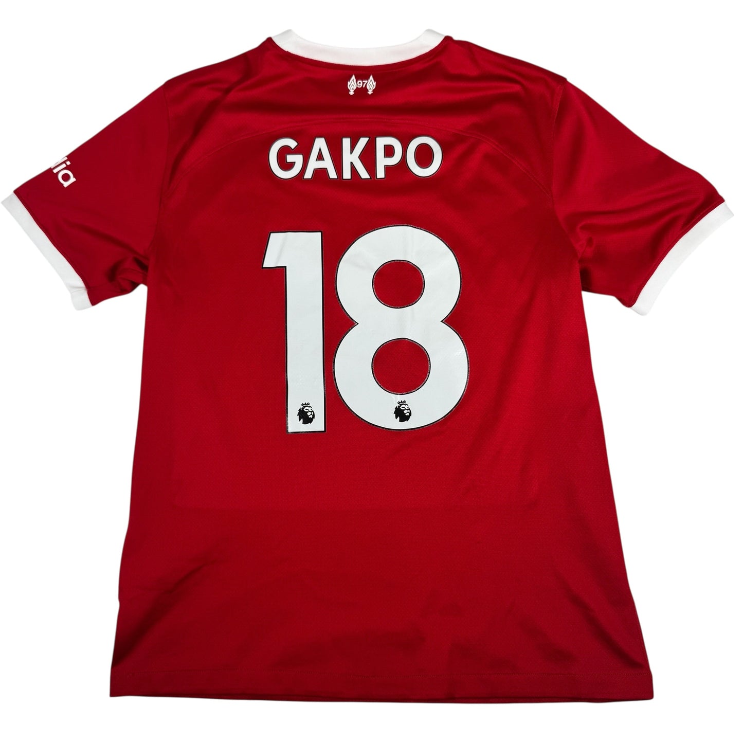 GAKPO 18 Liverpool 2023/2024 Home Football Shirt Medium