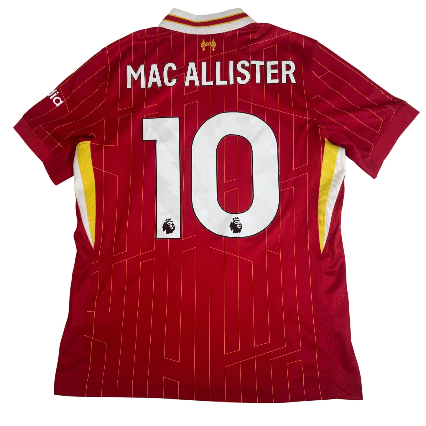 Mac Allister 10 Liverpool 2024/2025 Home Football Shirt Medium