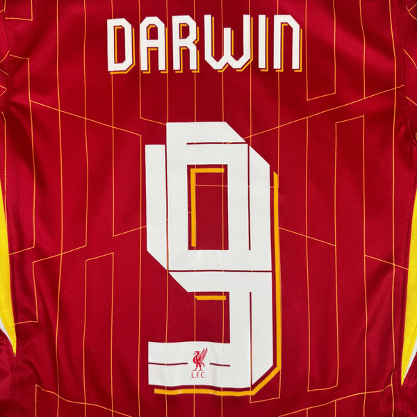 DARWIN 9 Liverpool 2024/2025 Home Football Shirt Small