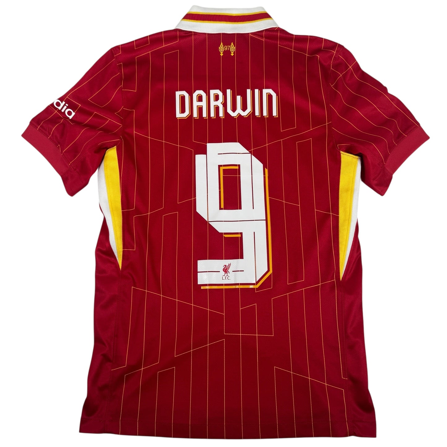 DARWIN 9 Liverpool 2024/2025 Home Football Shirt Small