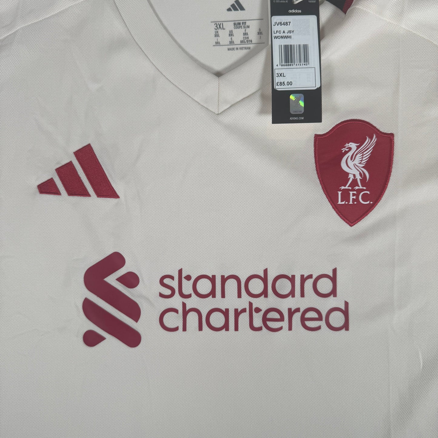 Liverpool 2025/2026 Away Football Shirt 3XL BNWT