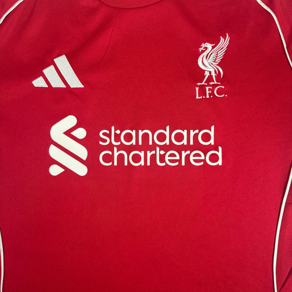 Liverpool 2025/2026 Home Football Shirt Large