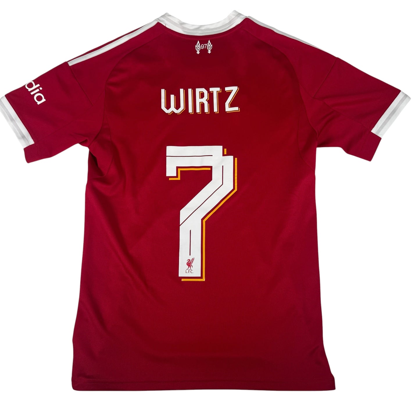 WIRTZ 7 Liverpool 2025/2026 Home Football Shirt Small