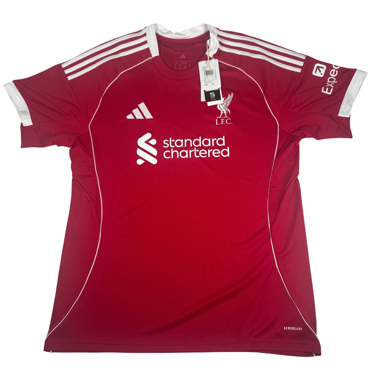 Liverpool 2025/2026 Home Football Shirt XL BNWT