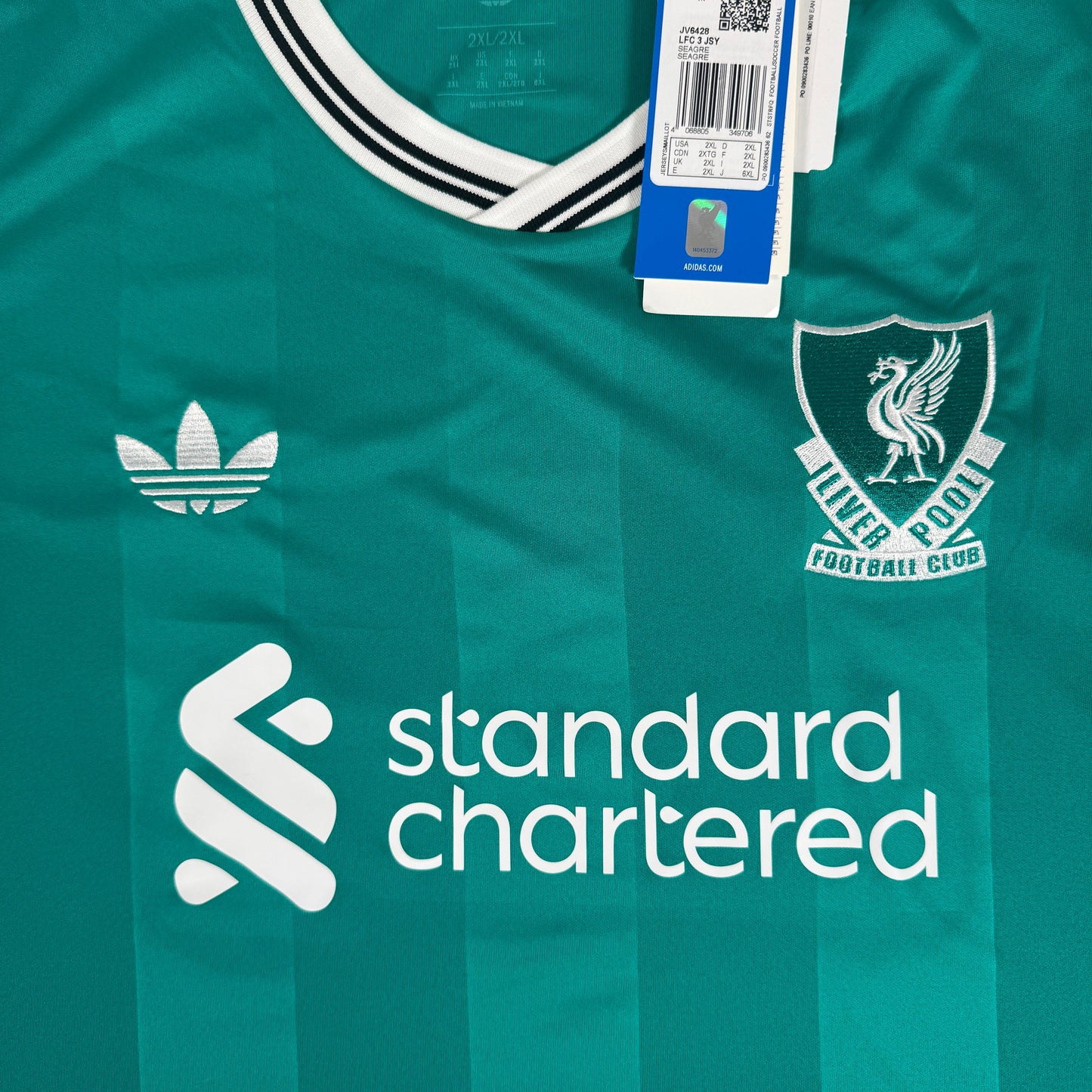 Liverpool 2025/2026 Third Football Shirt 2XL BNWT