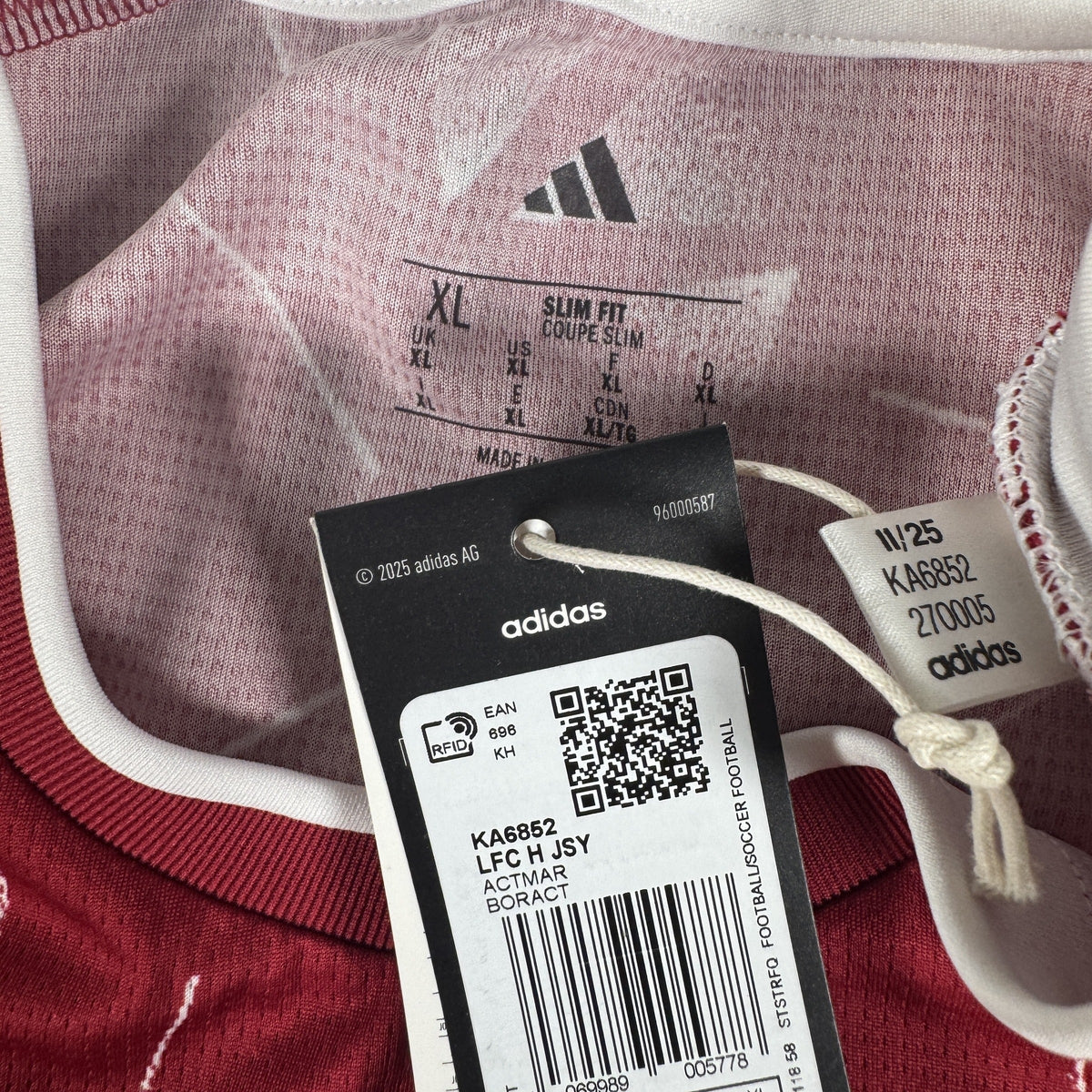 Liverpool 2026/2027 Home Football Shirt XL BNWT
