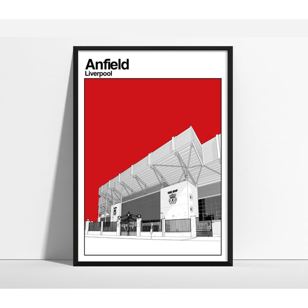 Liverpool Football Artwork - The Kop