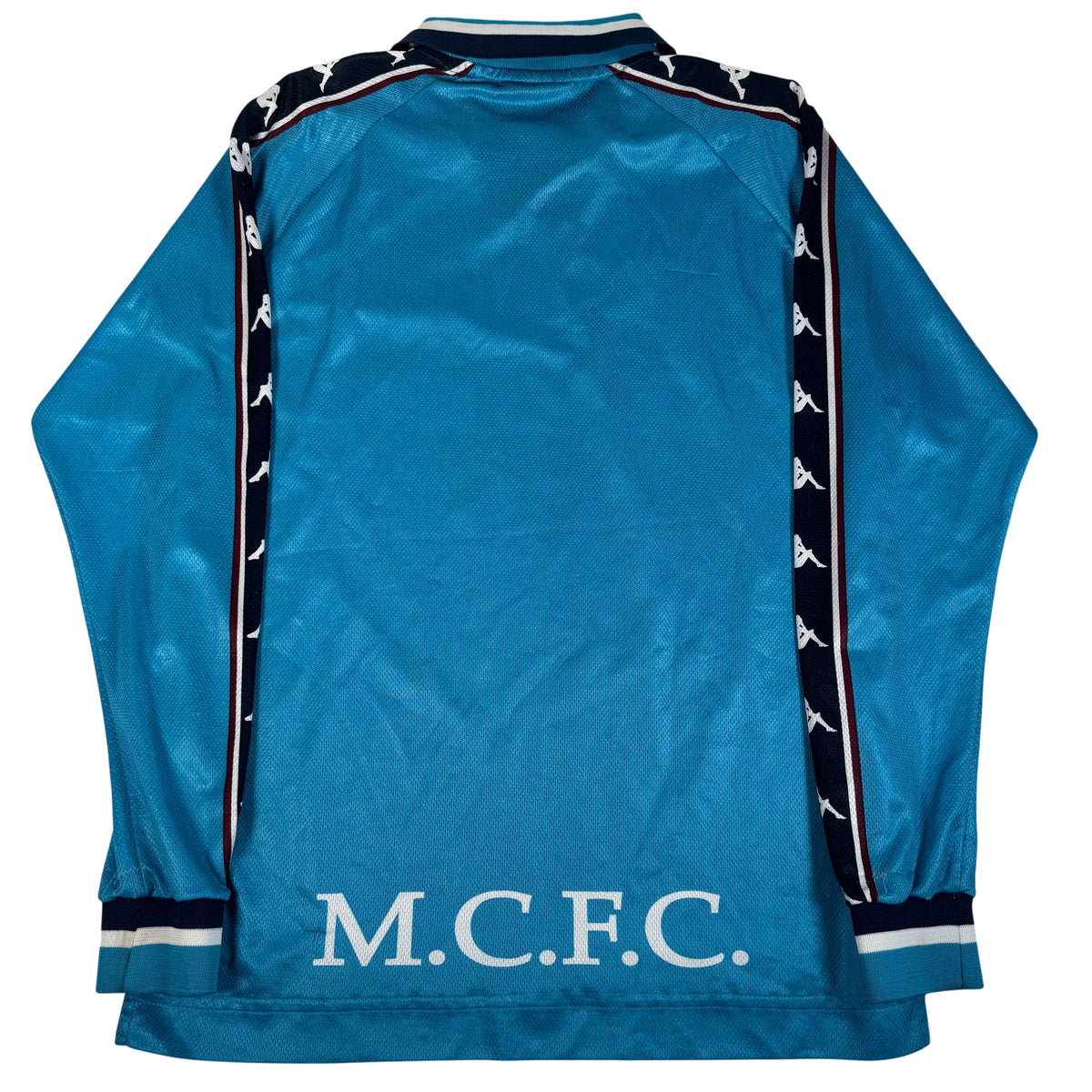 Manchester City 1997/1998/1999 Home Long Sleeve Football Shirt XL