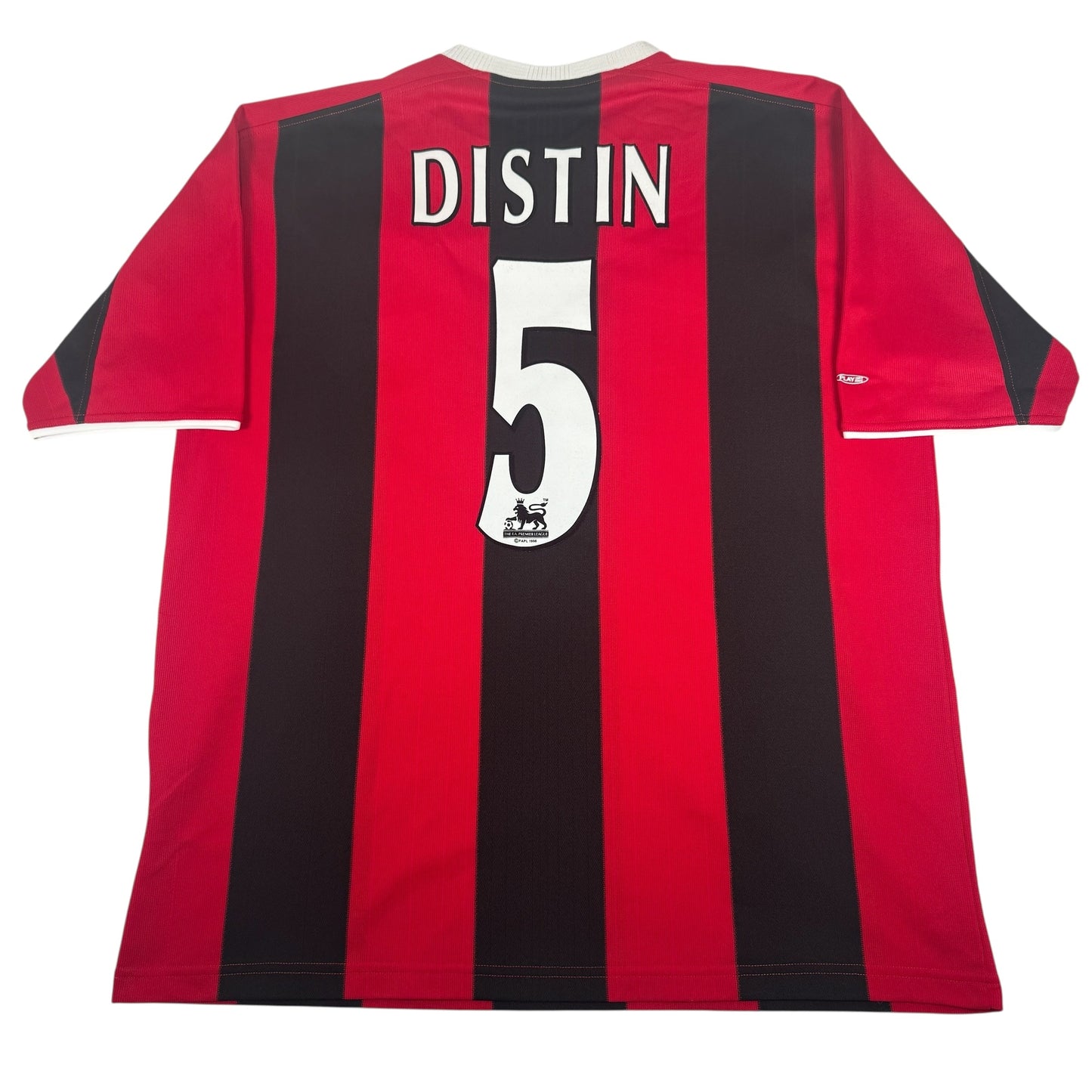 DISTIN 5 Manchester City 2003/2004 Away Football Shirt XL