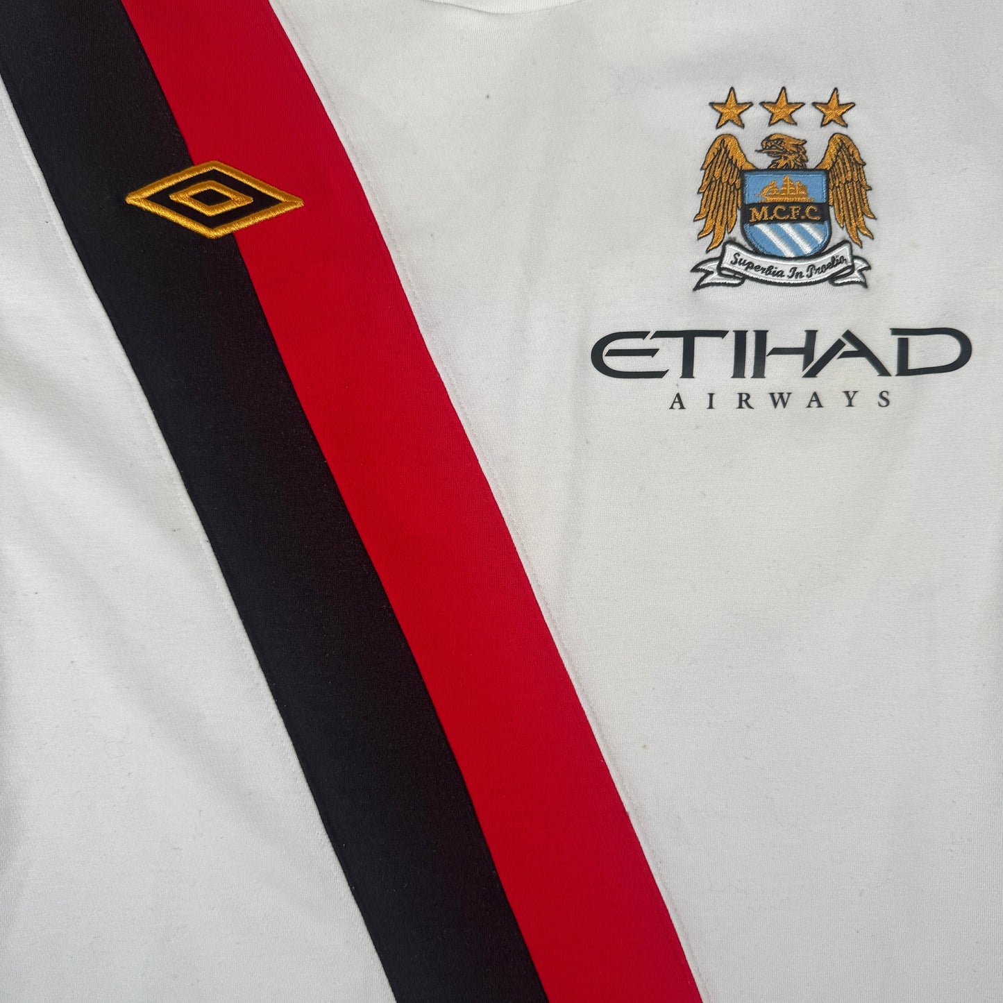 ADEBAYOR 25 Manchester City 2009/2010/2011 Third Football Shirt Large