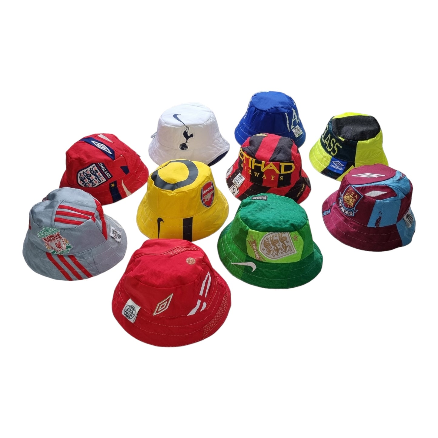 Manchester City 2011/12 Away Shirt Reworked Bucket Hat