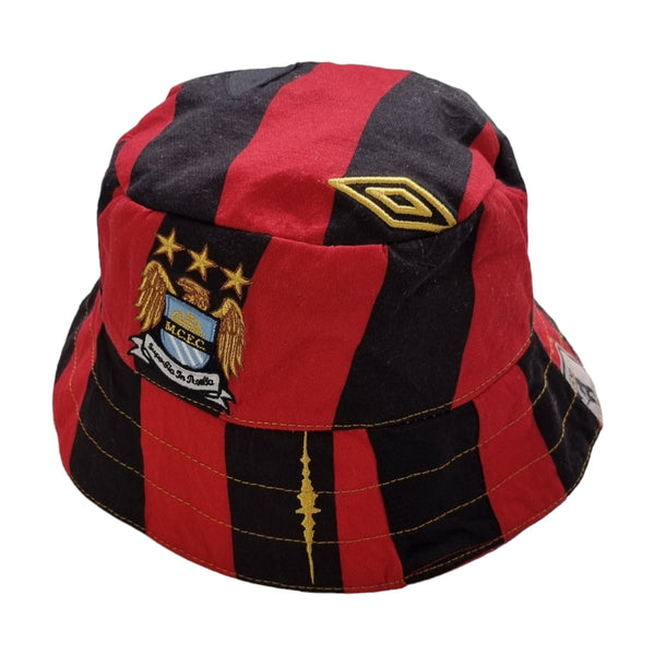 Manchester City 2011/12 Away Shirt Reworked Bucket Hat