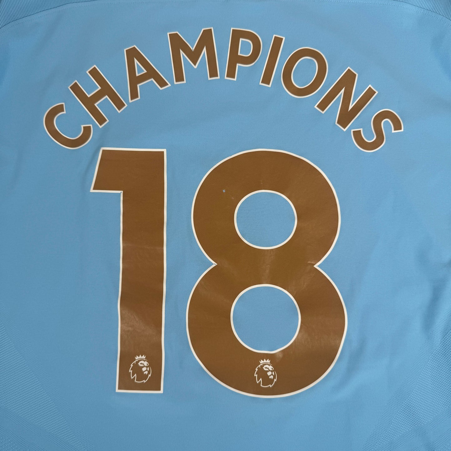Manchester City 2017/2018 Home Player Spec Football Shirt 2XL