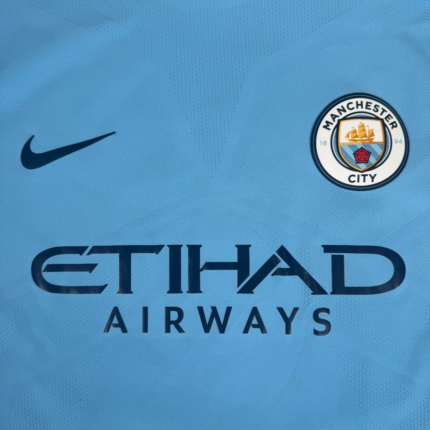 Manchester City 2017/2018 Home Player Spec Football Shirt 2XL
