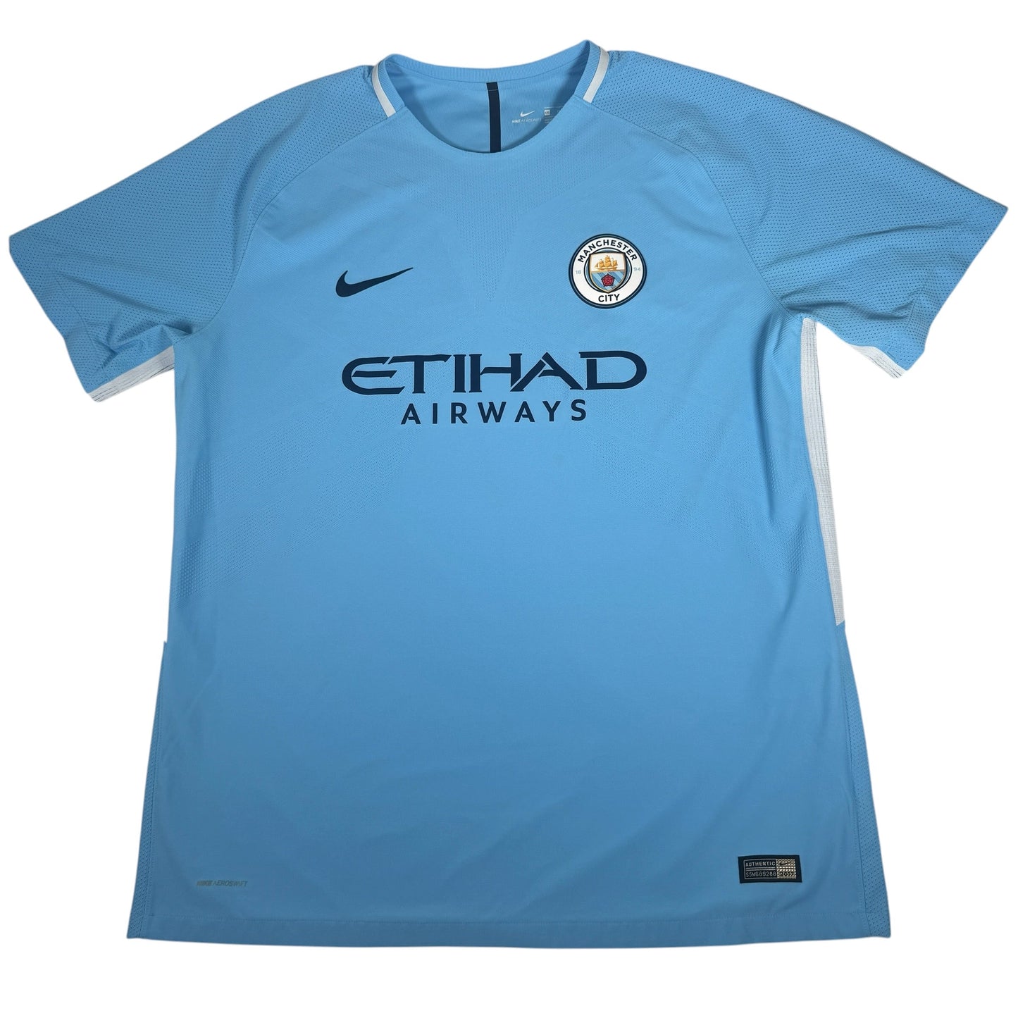 Manchester City 2017/2018 Home Player Spec Football Shirt 2XL