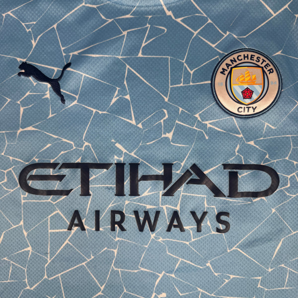 Manchester City 2020/2021 Home Football Shirt Medium
