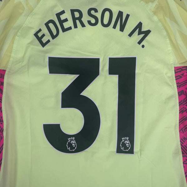 EDERSON Manchester City 2023/2024 Ultraweave Goalkeeper Football Shirt XL BNWT