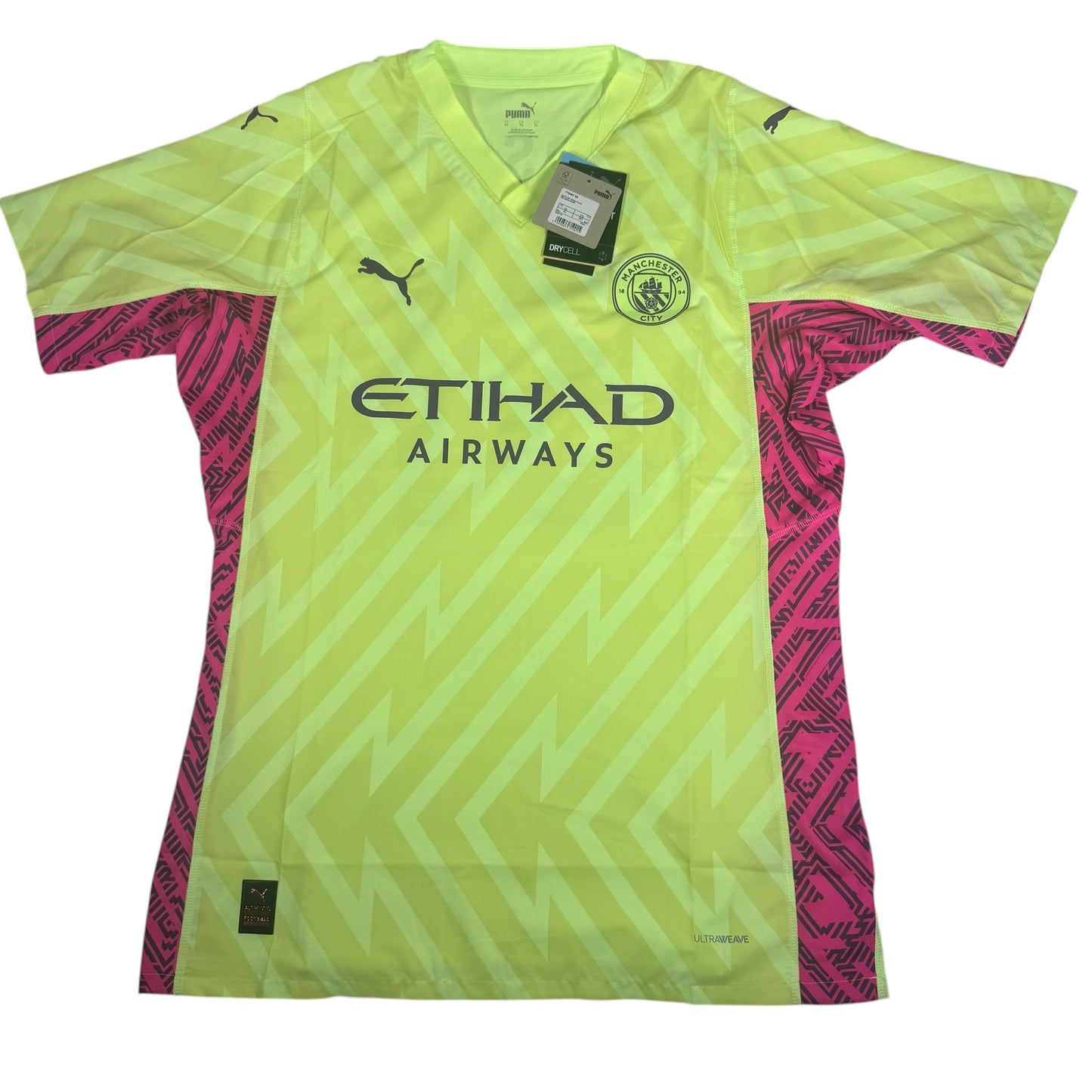 EDERSON Manchester City 2023/2024 Ultraweave Goalkeeper Football Shirt XL BNWT