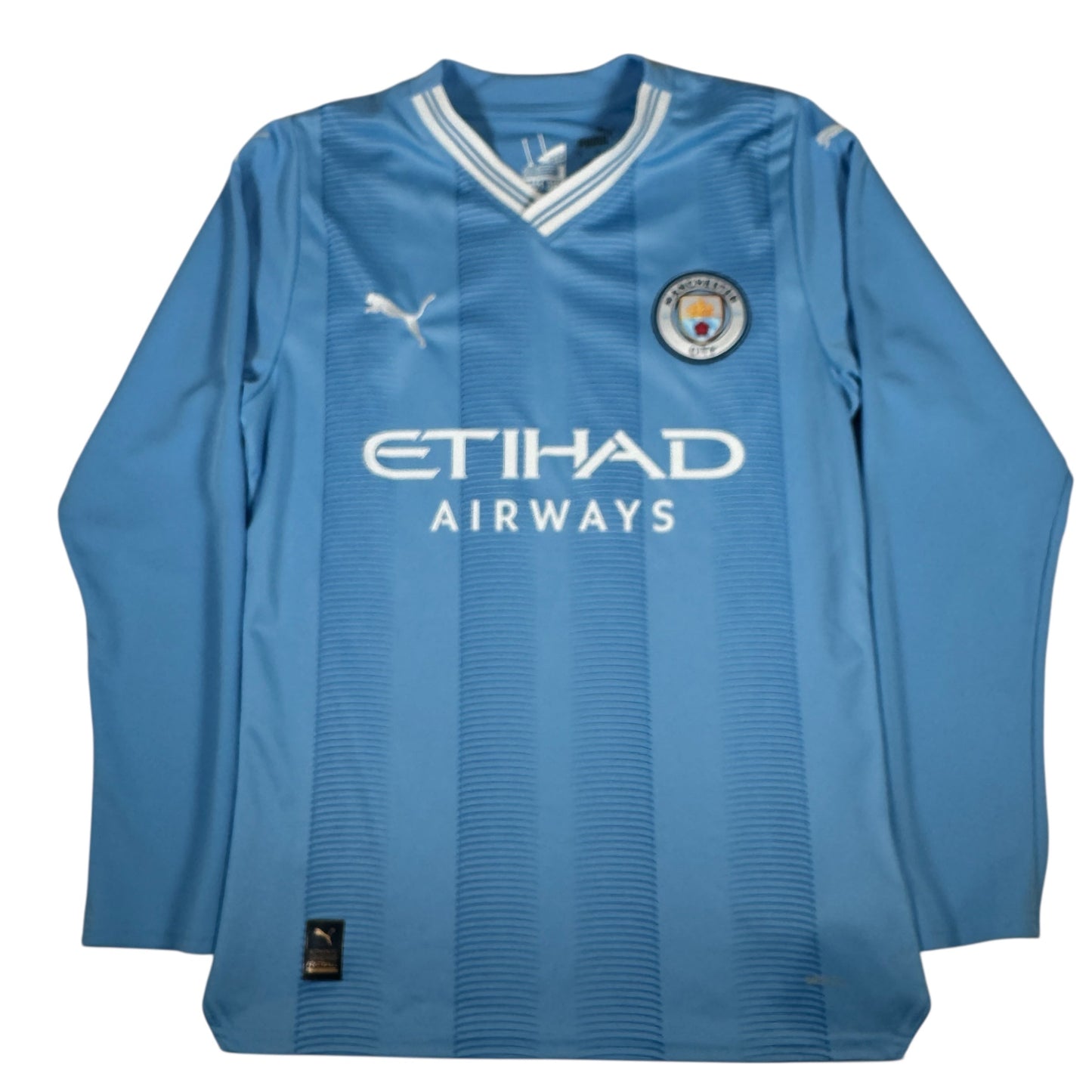 Manchester City 2023/2024 Home Long Sleeve Football Shirt Small