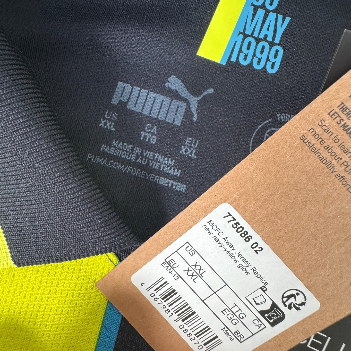 Manchester City 2024/2025 Away Football Shirt 2XL BNWT