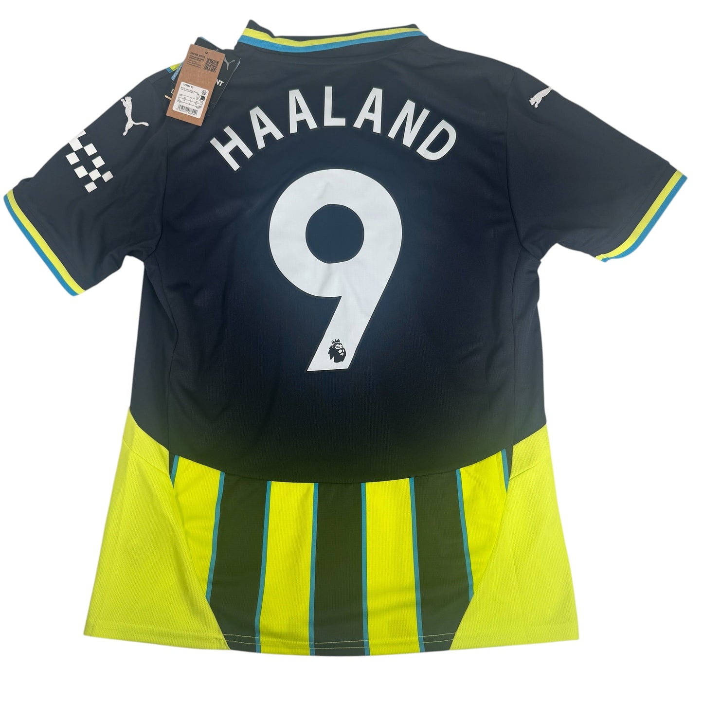 HAALAND 9 Manchester City 2024/2025 Away Football Shirt Medium BNWT