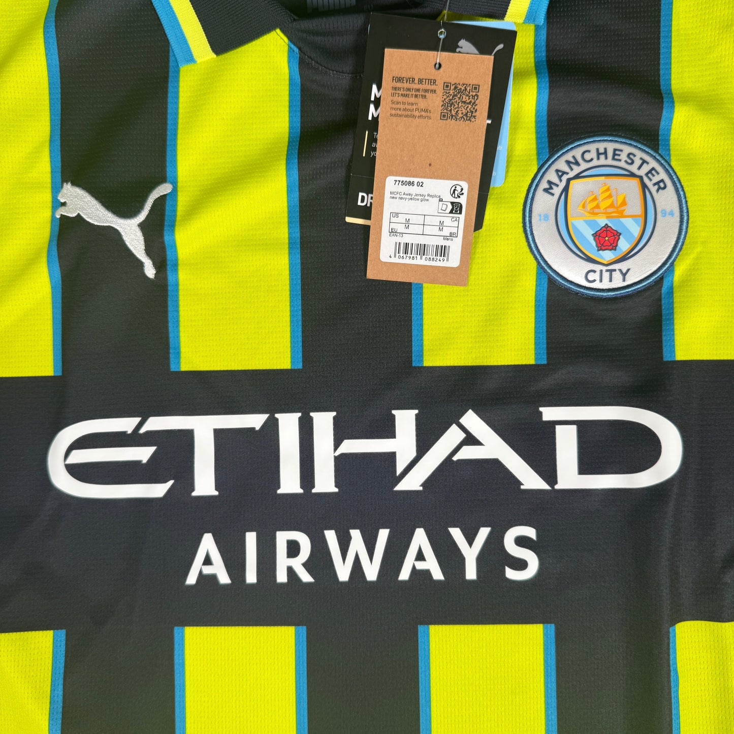 Manchester City 2024/2025 Away Football Shirt Medium BNWT