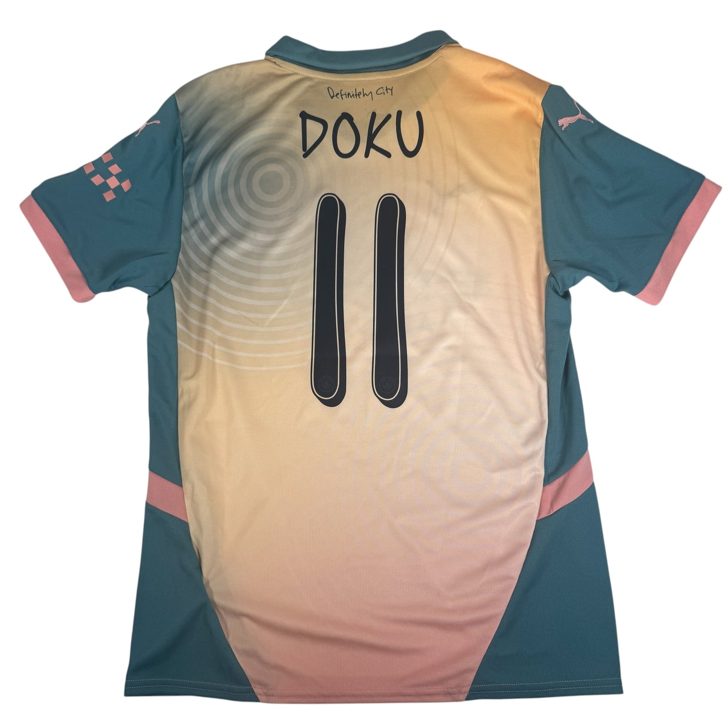 DOKU 11 Manchester City 2024/2025 Fourth Football Shirt Medium BNWT