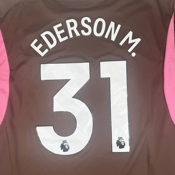 Ederson 31 Manchester City 2024/2025 Goalkeeper Football Shirt 3XL