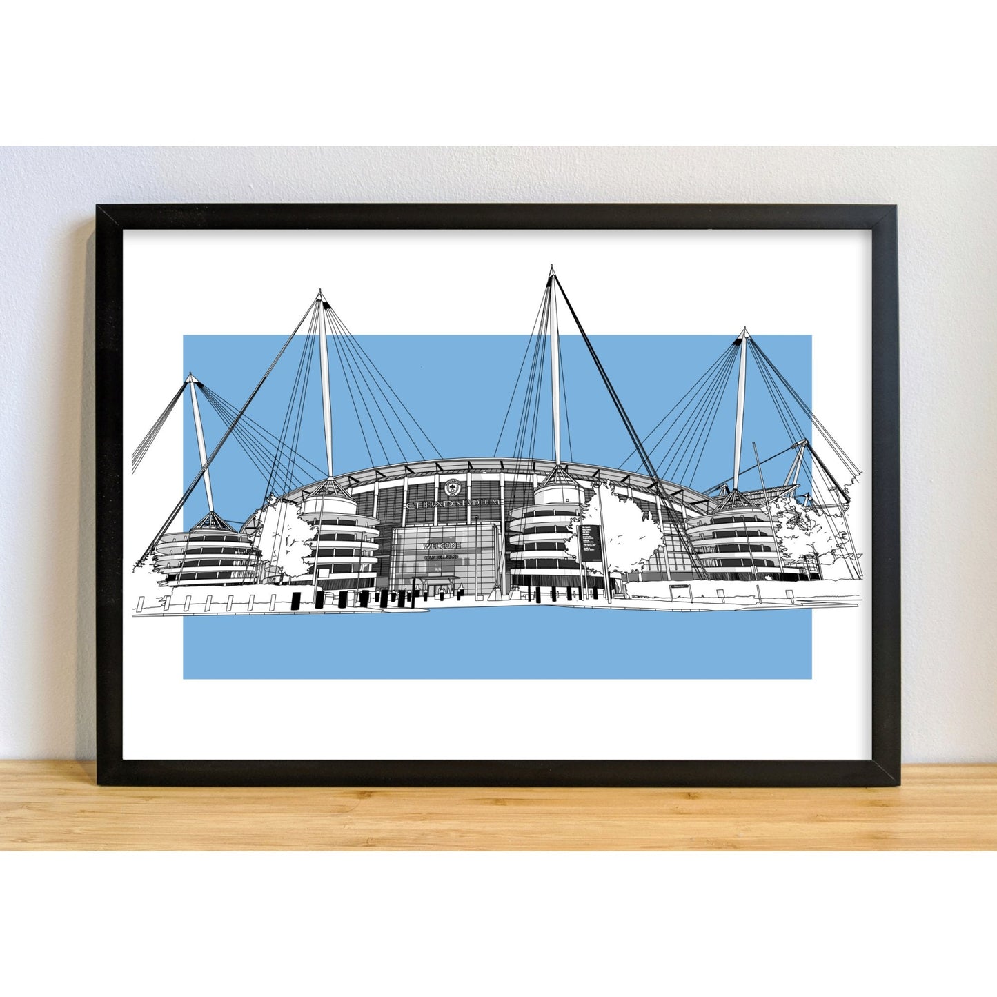 Manchester City Football Artwork - The Etihad
