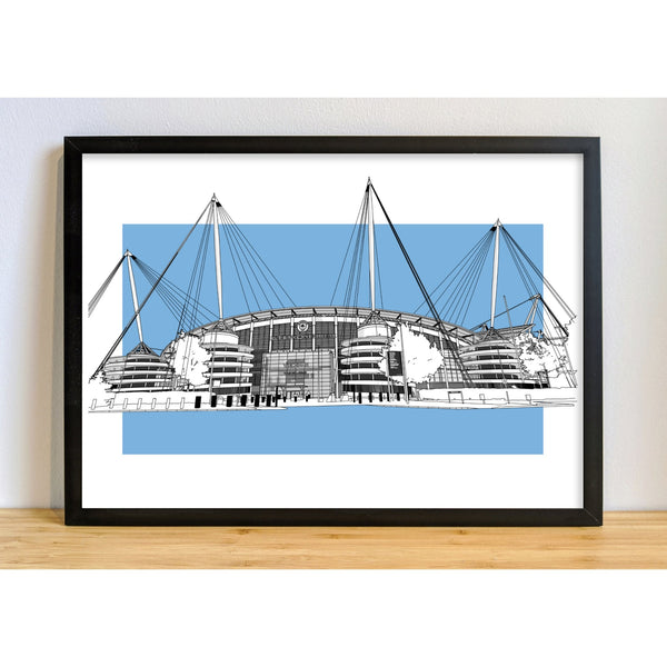 Manchester City Football Artwork - The Etihad
