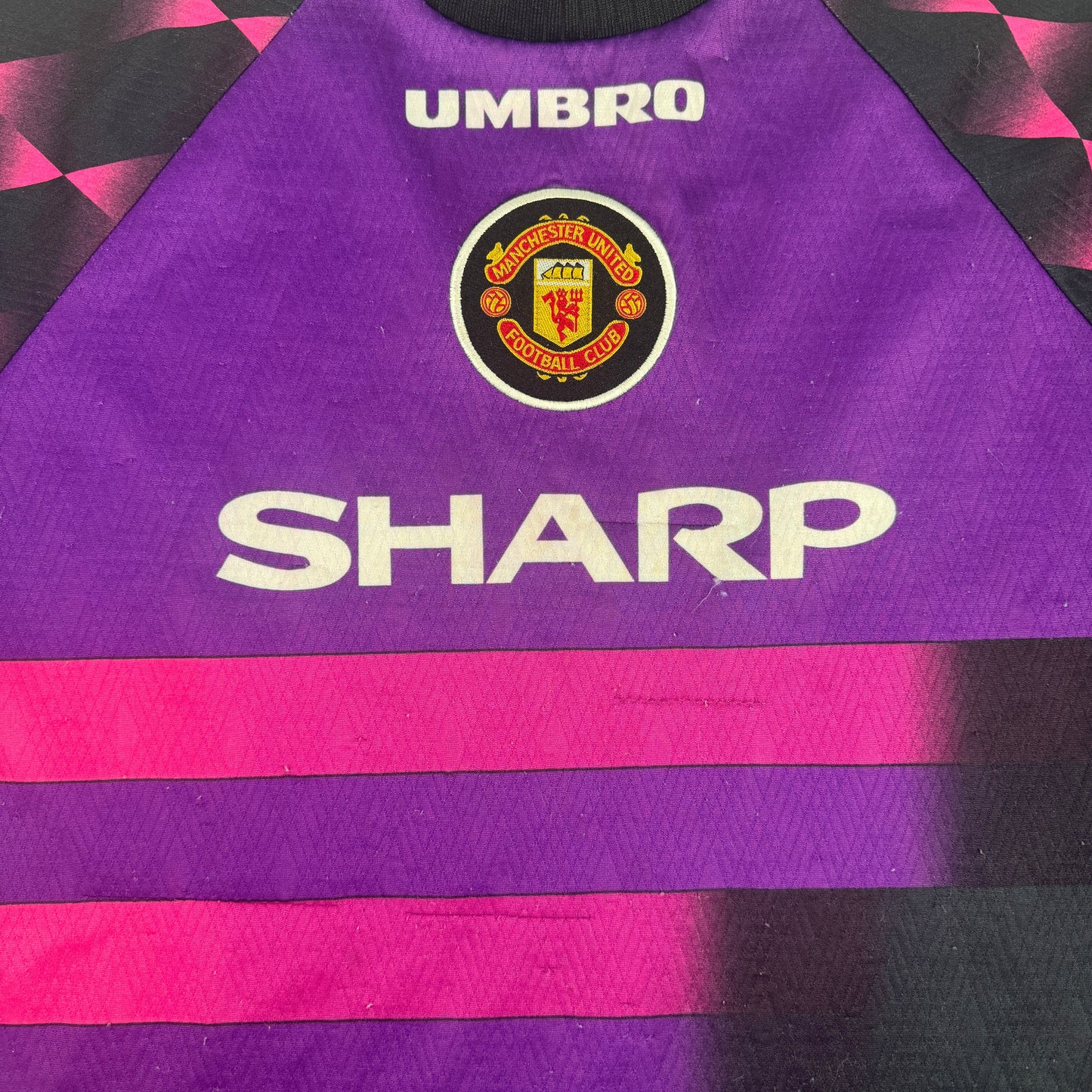 Manchester United 1996/1997 Goalkeeper Football Shirt 2XL