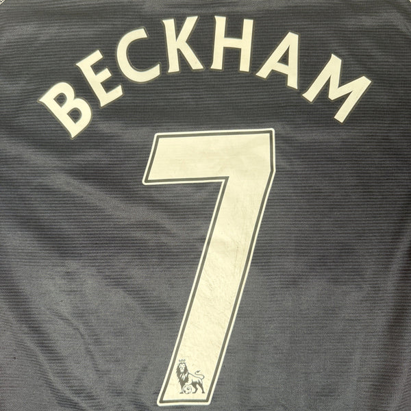 Beckham 7 Manchester United 2000/2001 Third Football Shirt Medium