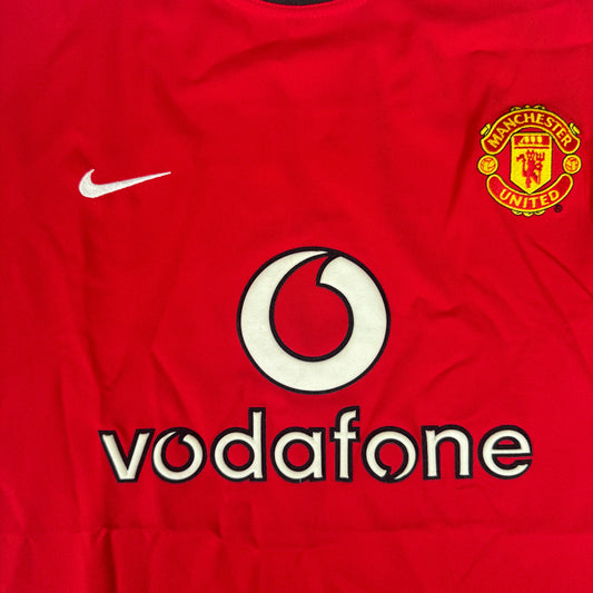Manchester United 2002/2003 Home Football Shirt Large