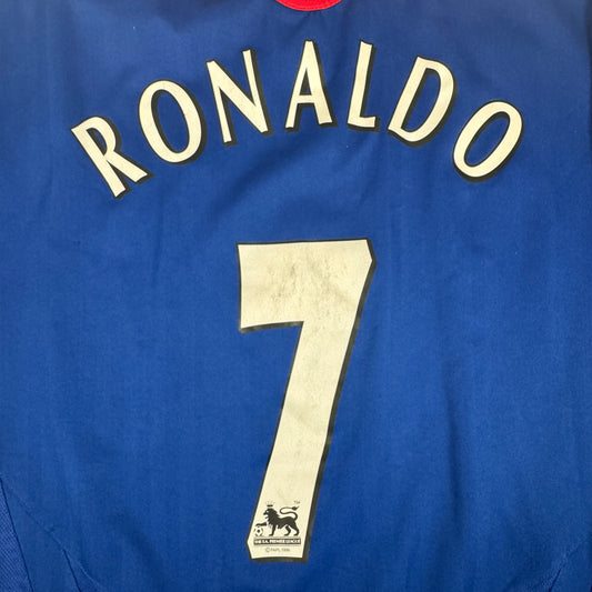 RONALDO 7 Manchester United 2005/2006 Away Football Shirt 2XL