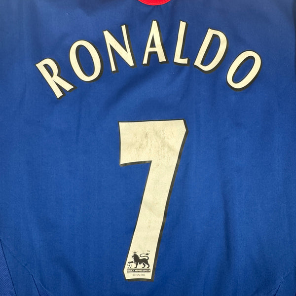 RONALDO 7 Manchester United 2005/2006 Away Football Shirt 2XL
