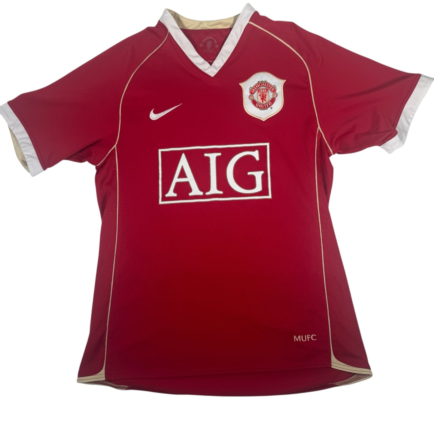 Manchester United 2006/2007 Home Football Shirt Small