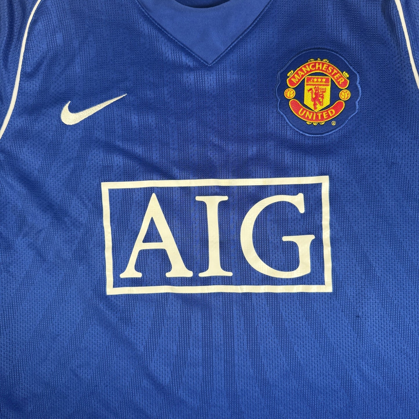 Manchester United 2007/2008/2009 Goalkeeper Long Sleeve Football Shirt Medium