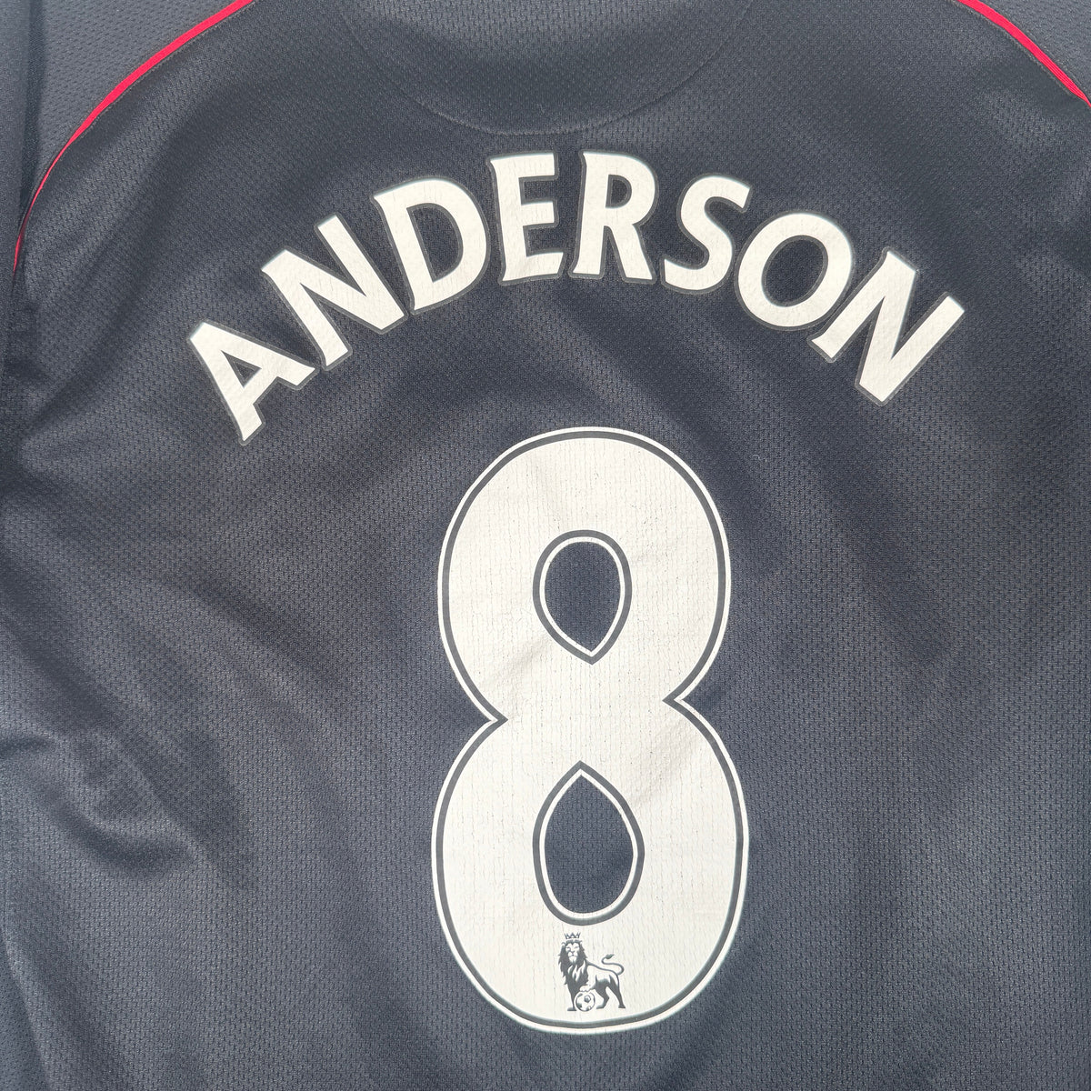 ANDERSON 8 Manchester United 2007/2008 Away Football Shirt Large