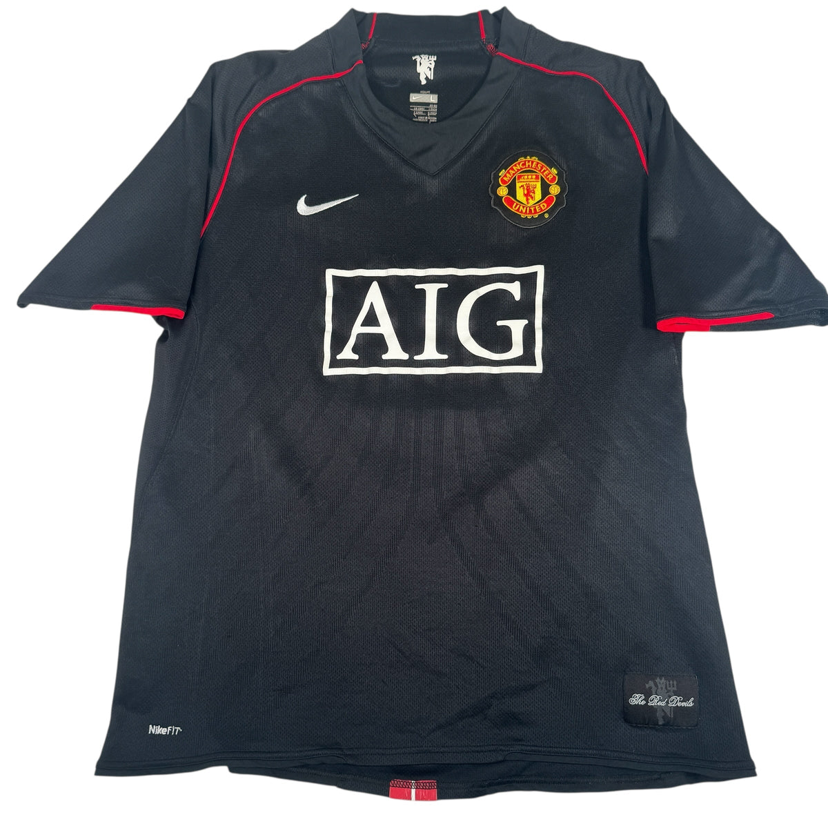 ANDERSON 8 Manchester United 2007/2008 Away Football Shirt Large