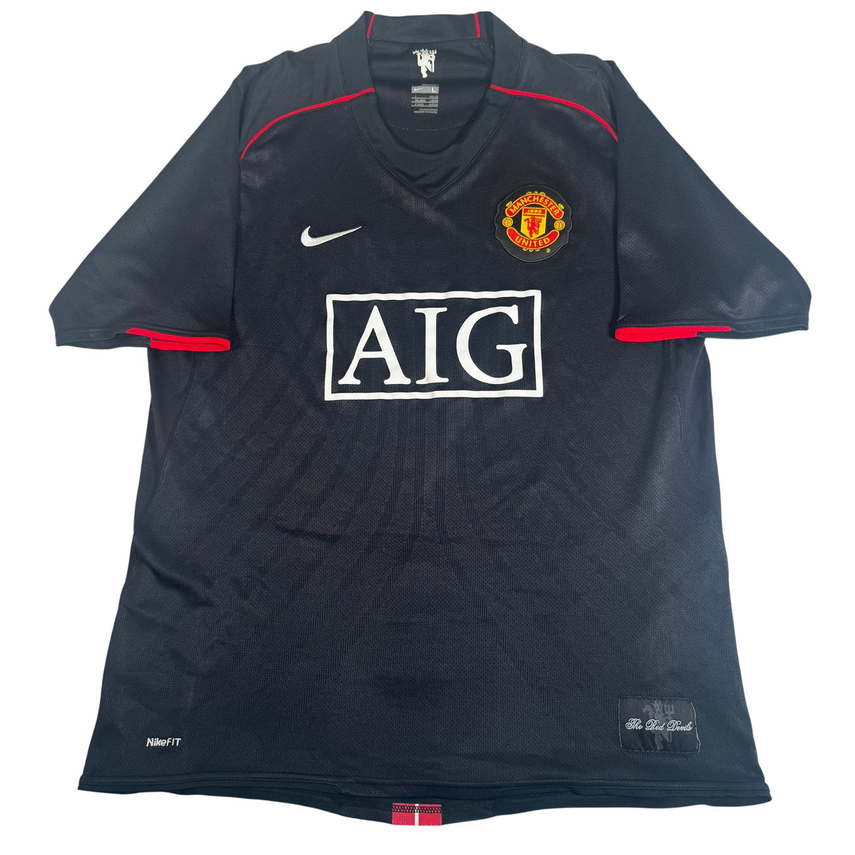 Manchester United 2007/2008 Away Football Shirt Large