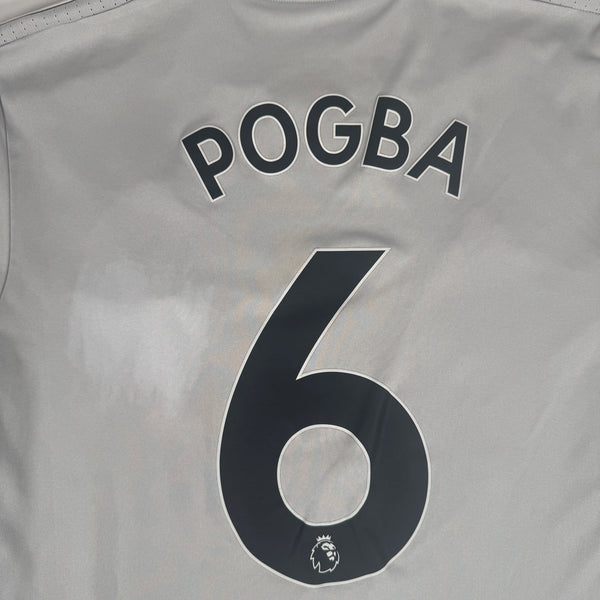 POGBA 6 Manchester United 2017/2018 Third Football Shirt Large