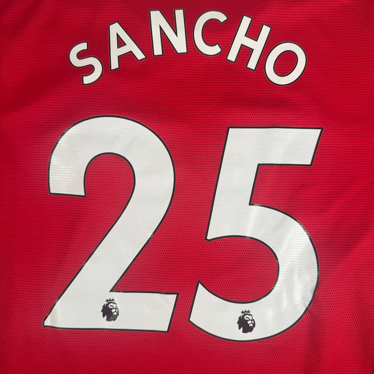 SANCHO 25 Manchester United 2021/2022 Home Football Shirt Large
