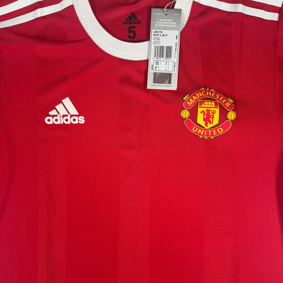 Manchester United 2021/2022 Kitroom Player Issue Home Football Shirt Small BNWT