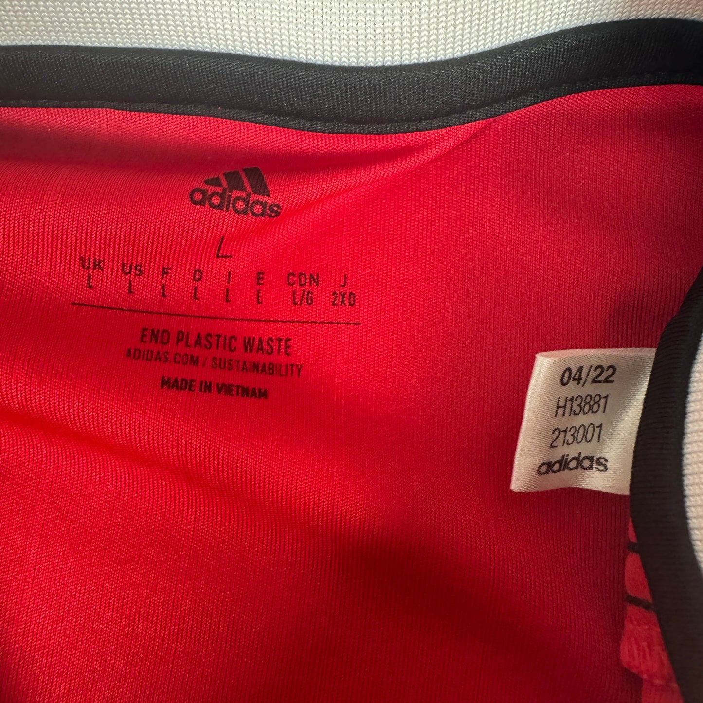 Manchester United 2022/2023 Home Football Shirt Large