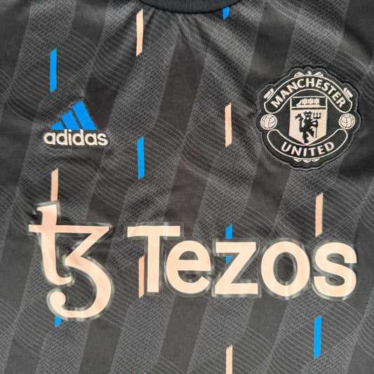 Manchester United 2022/2023 Pre Match Training Football Shirt Small